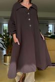 Made in Italy Paulo Pillow Cotton Sailor Dress Coffee Bean /8 =
